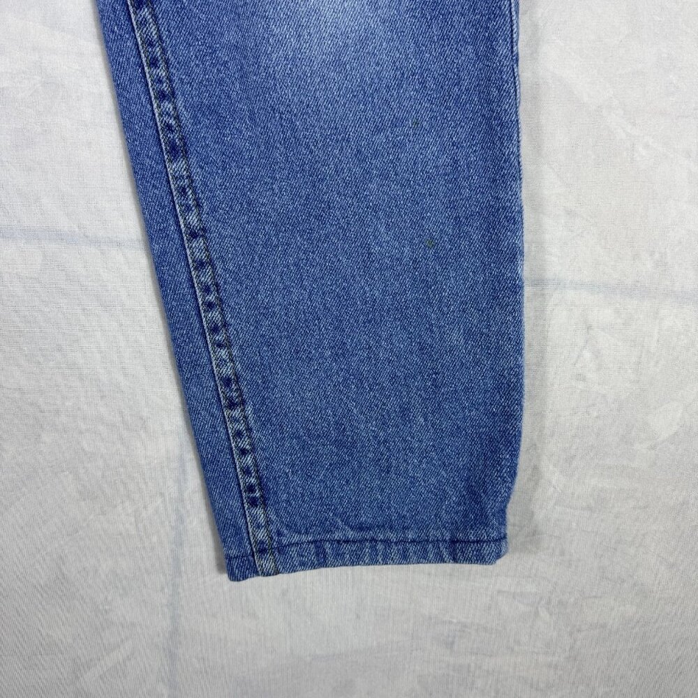 Lee Women's Mom Jeans Blue Denim Elastic Waist High Waisted 5-Pocket 6 Medium‎ - Picture 11 of 16